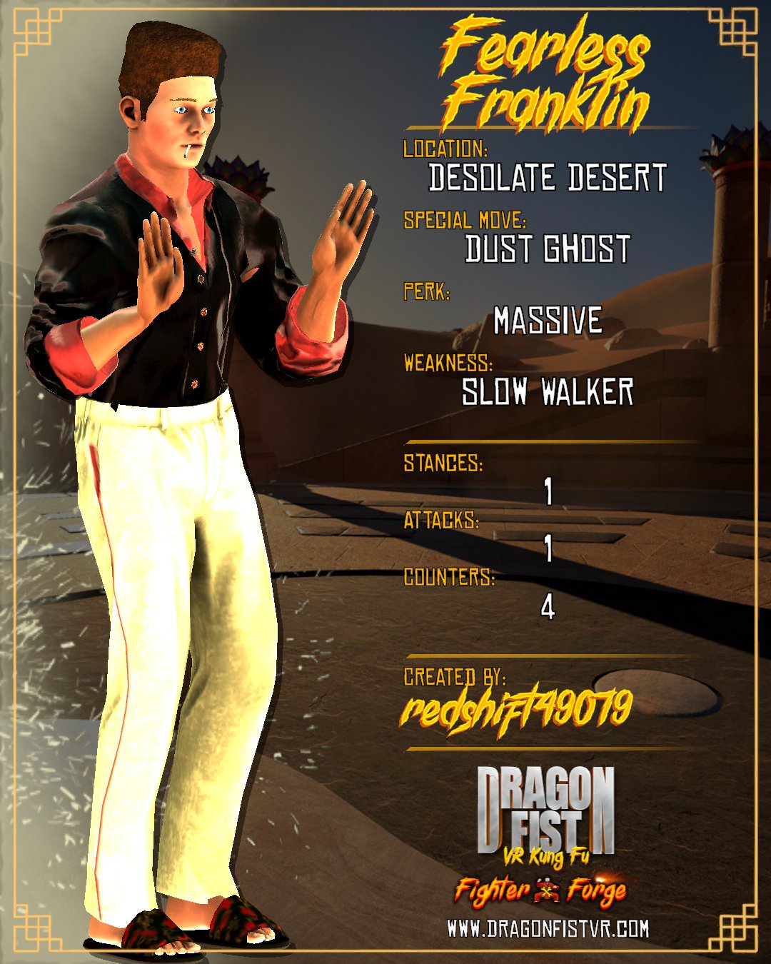 Fearless Franklin - Created By: redshift49079